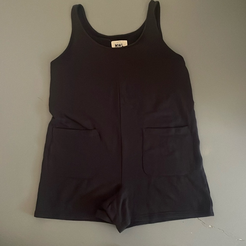 gray madewell romper